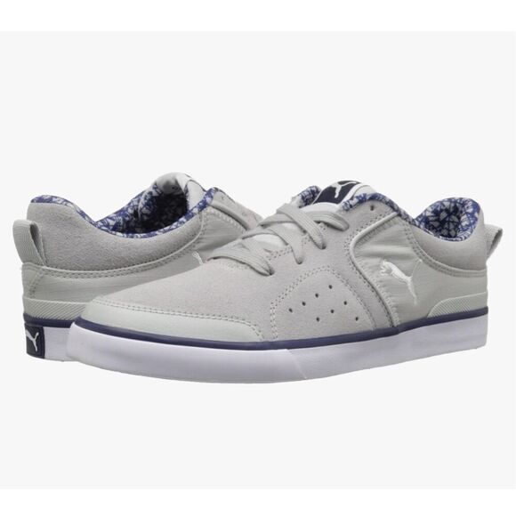 PUMA Men's Funist Slider Mat Pack Fashion Sneakers, Gray Violet/Peacoat 7.5 - Picture 1 of 11
